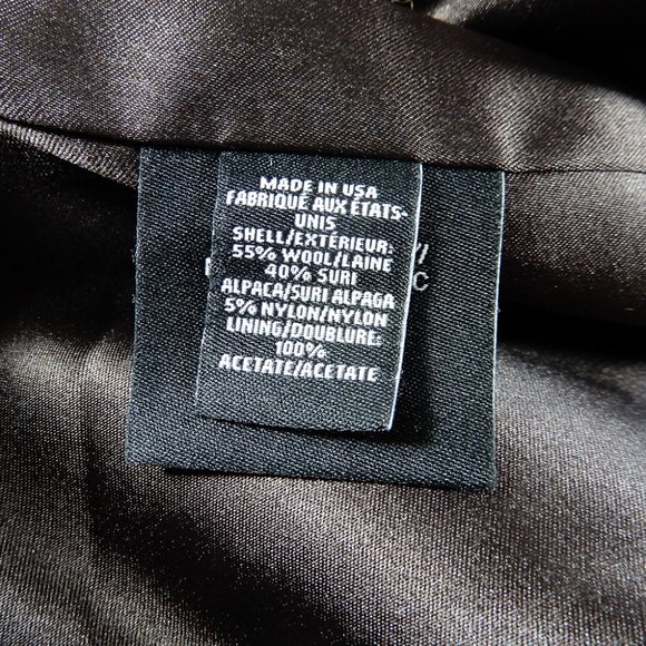 SOFIA CASHMERE Wool & Suri Alpaca Blend Car COAT Size 12 L Brown NEW $1195 - Picture 10 of 11